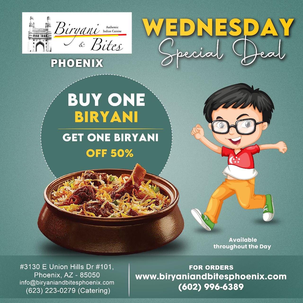 Wednesday Special Deal